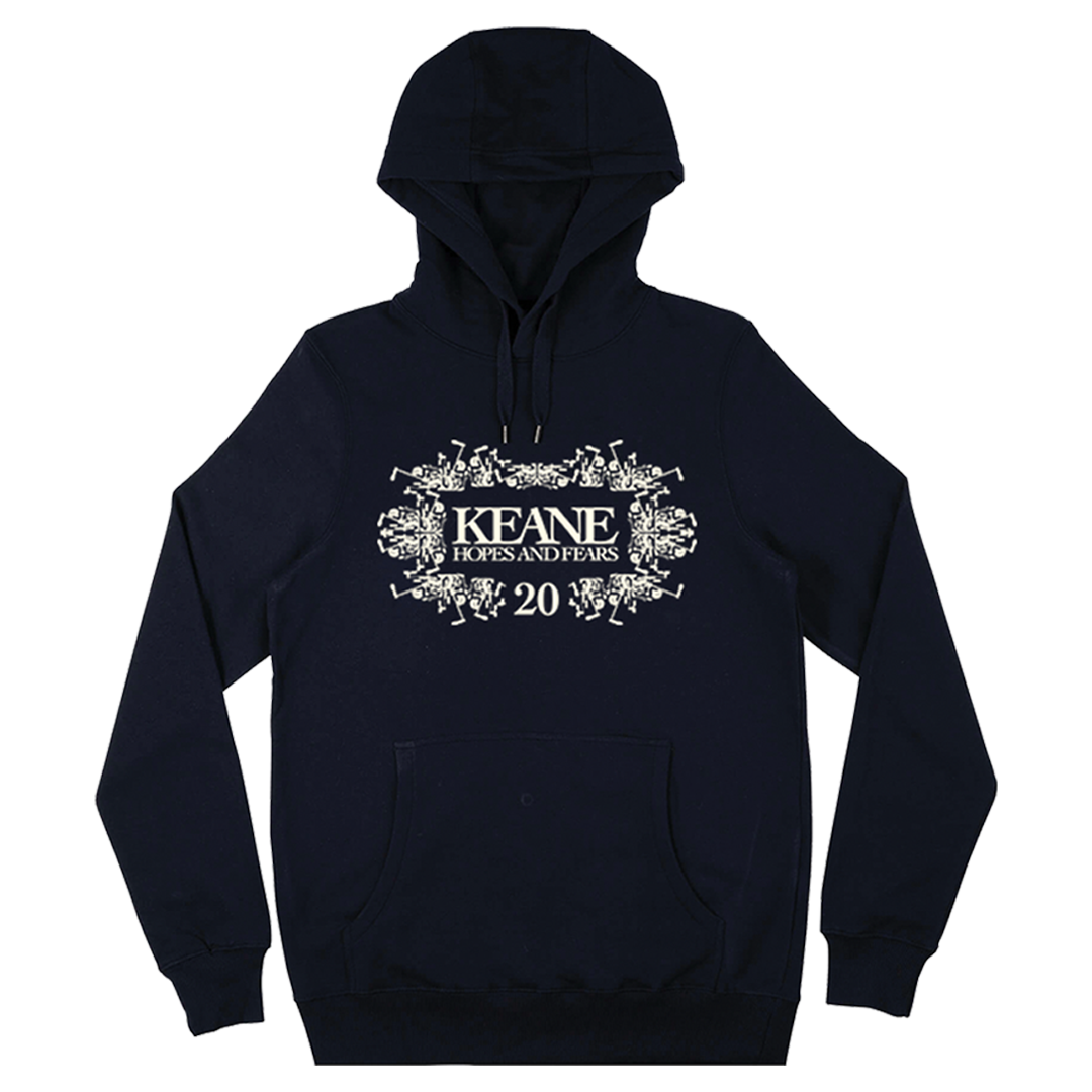 Keane - Official Hopes and Fears 20 Navy Hoodie 