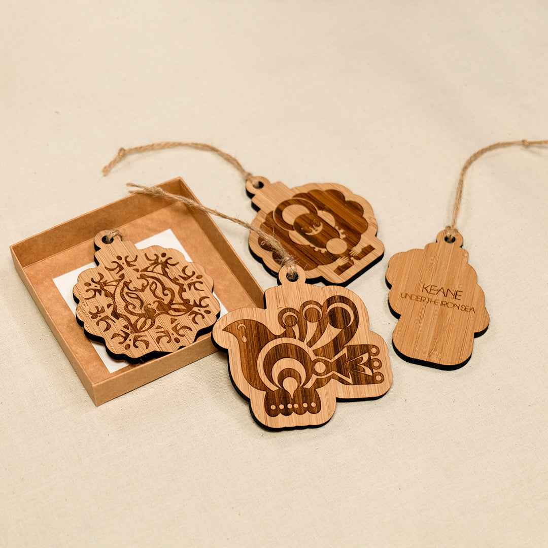 Wooden Ornaments Bundle (5 pieces)
