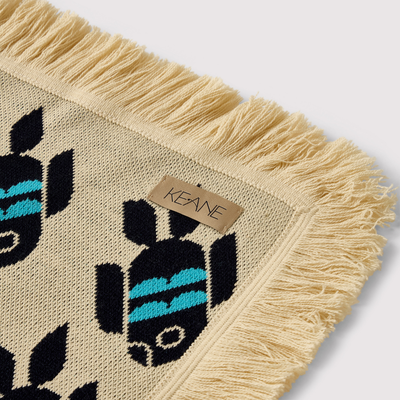 Keane - Fish Bombs Tassel Throw.