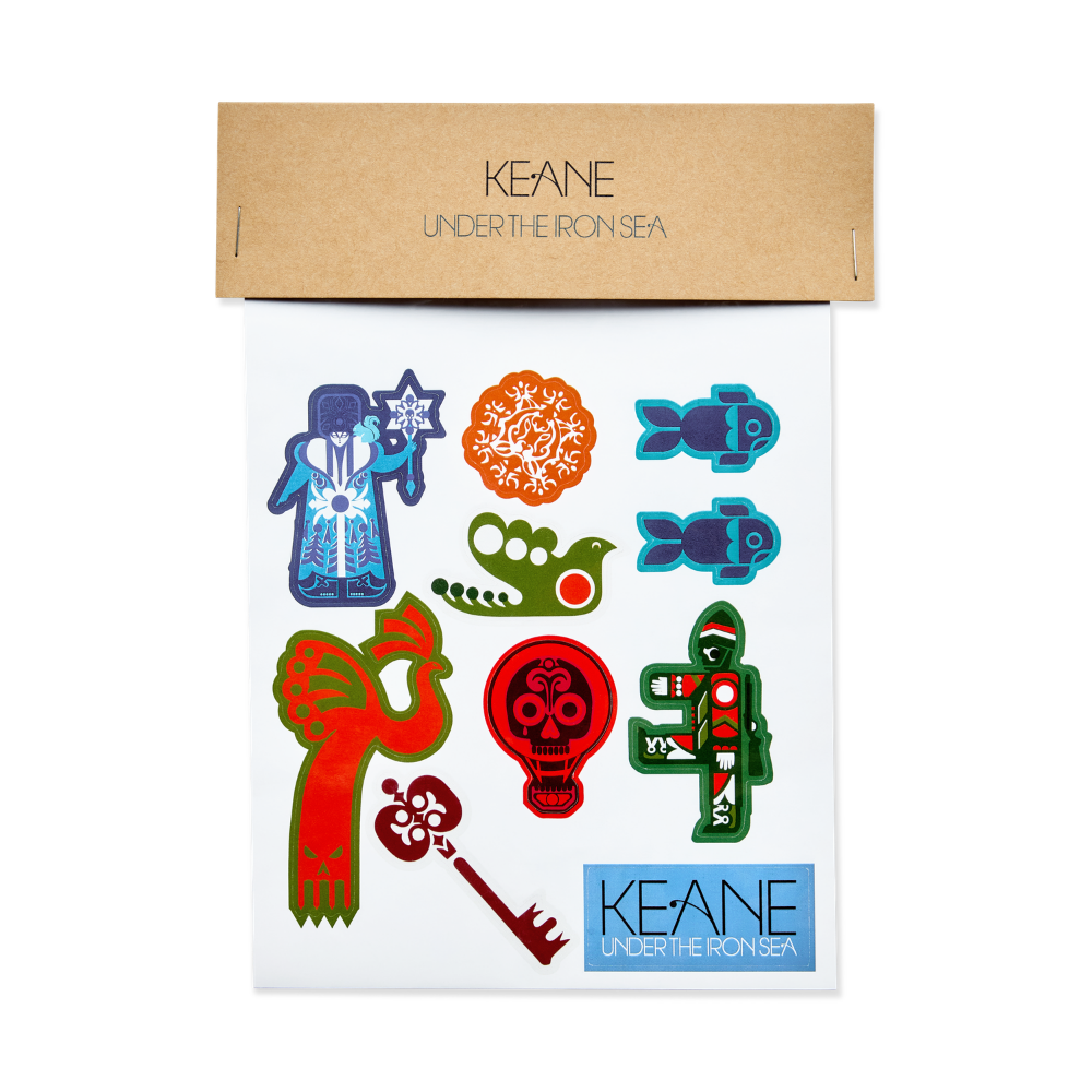 Keane - Icons of the Iron Sea Sticker Sheet