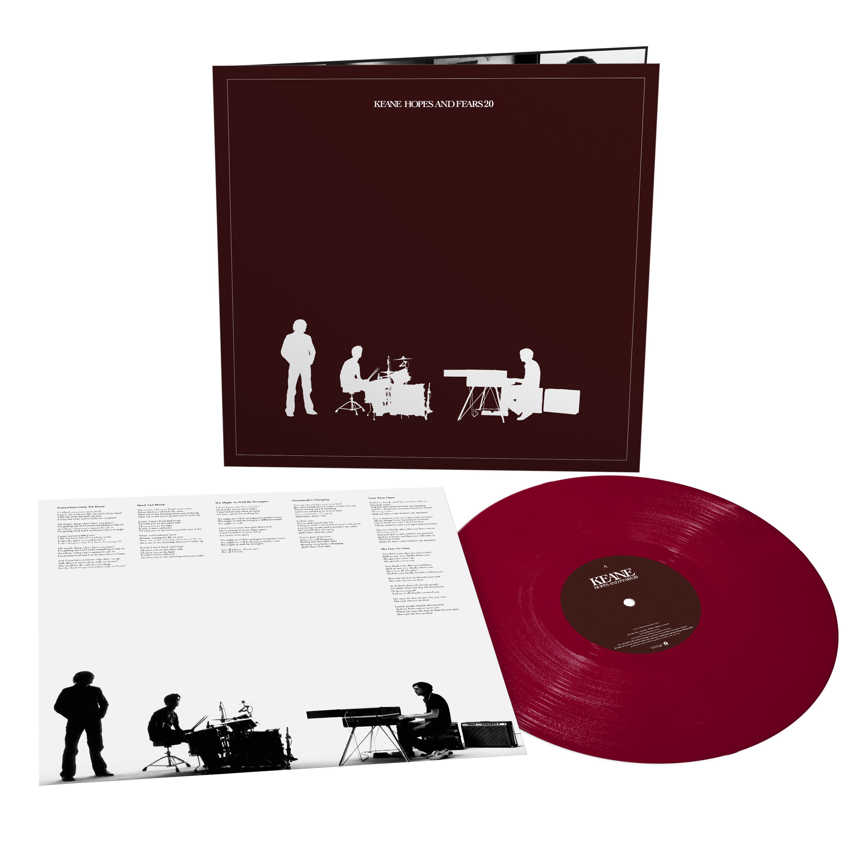 Keane - Hopes and Fears: Limited Burgundy Vinyl LP