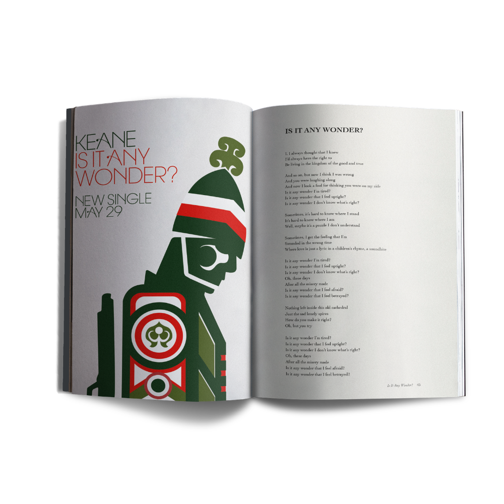 Keane - Under the Iron Sea: Lyrics and History (Signed)