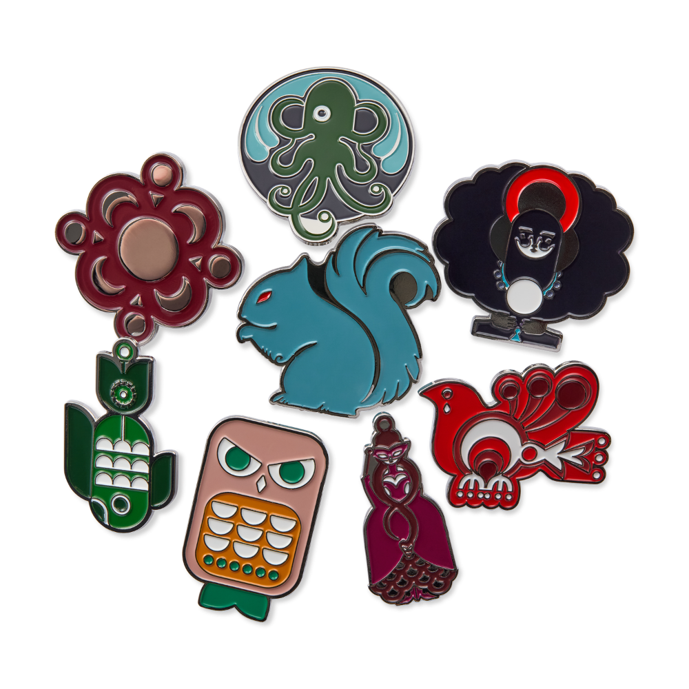 Keane - Icons of the Iron Sea Enamel Pin Set