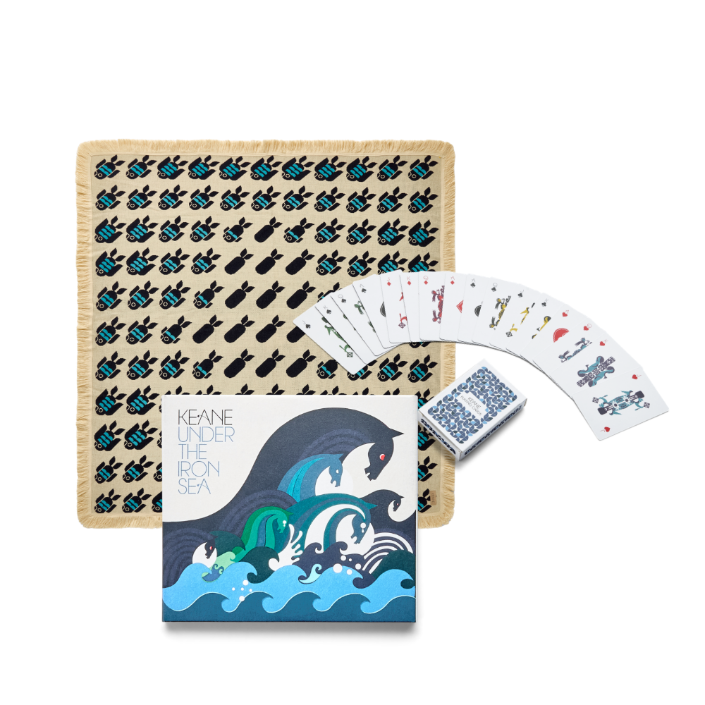 Fish Bombs Tassel Throw + Illustrated Playing Cards + 3CD